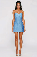 Jace Dress – Azure Blue