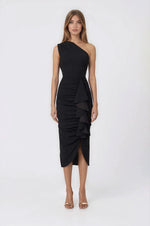 Jade Midi Dress - Black