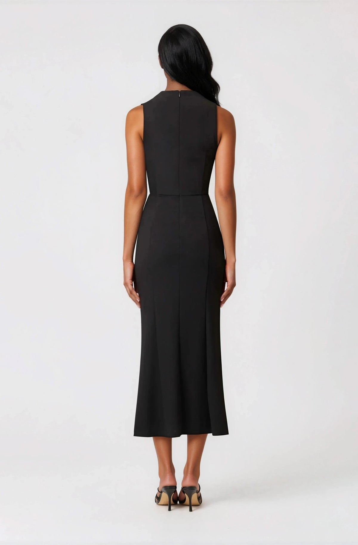 Jamie Midi Dress – Black