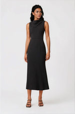 Jamie Midi Dress – Black