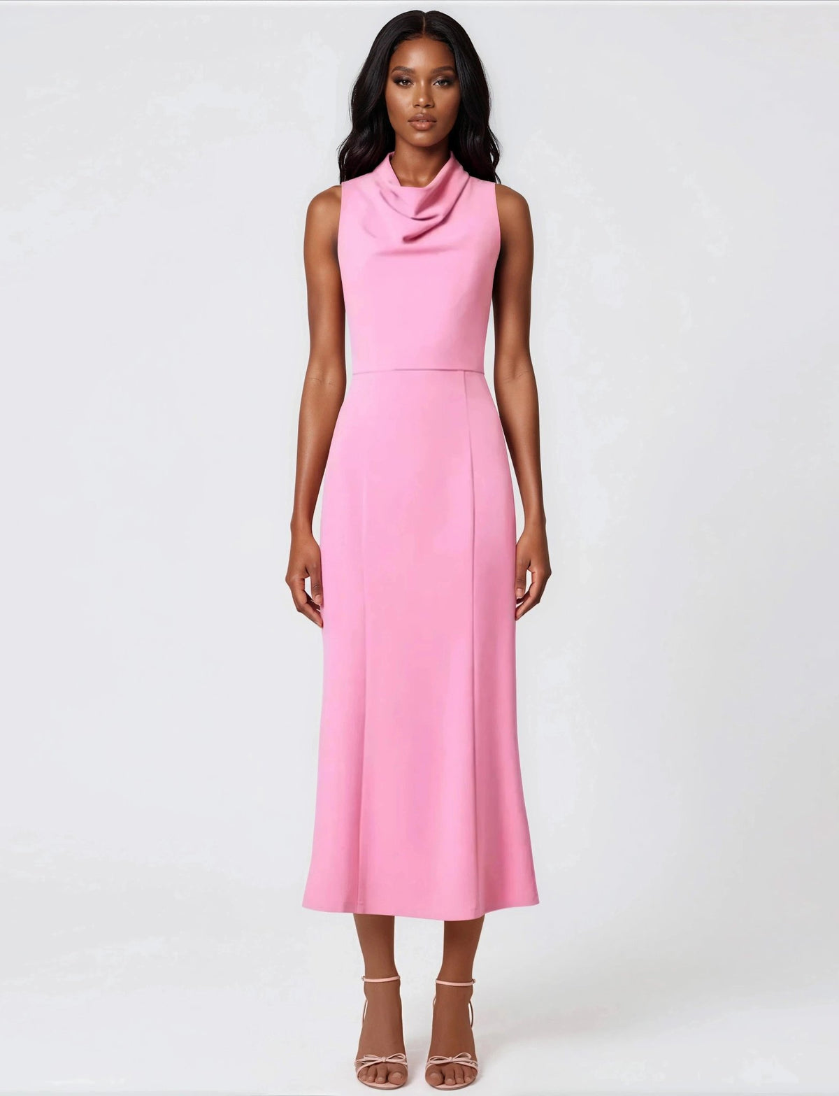 Jamie Midi Dress – Pink (Final Sale)