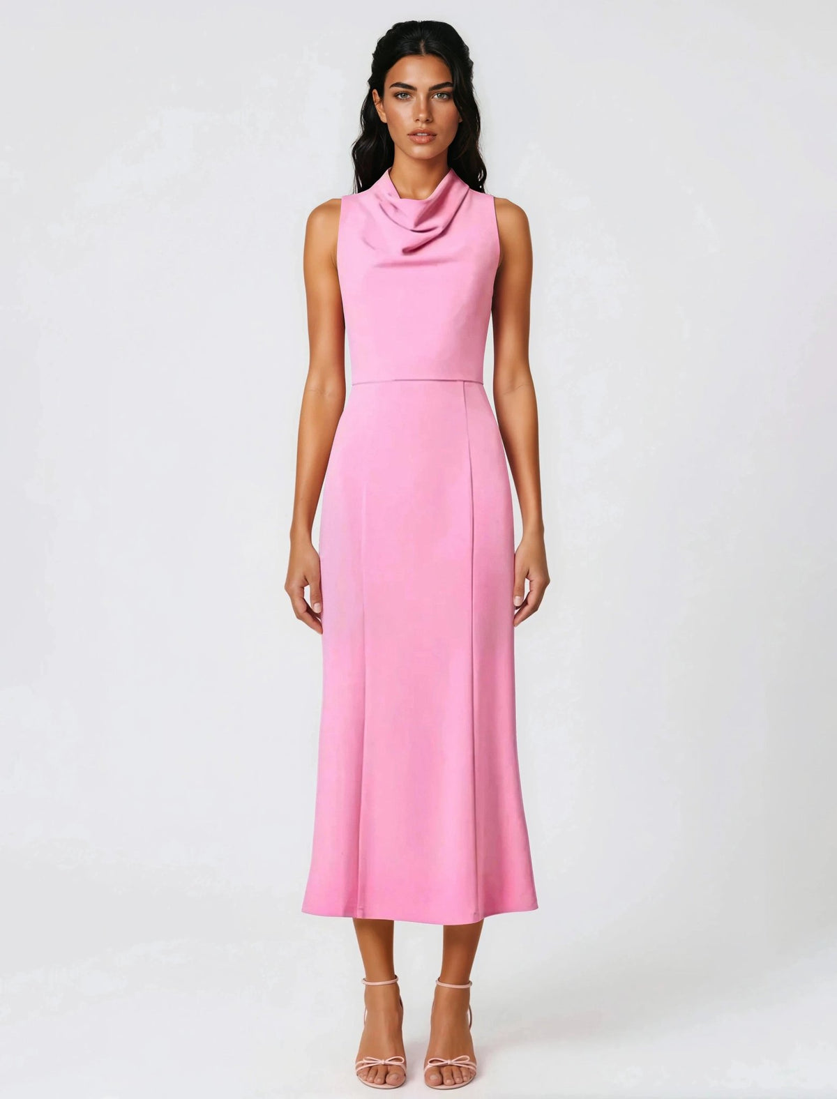 Jamie Midi Dress – Pink (Final Sale)