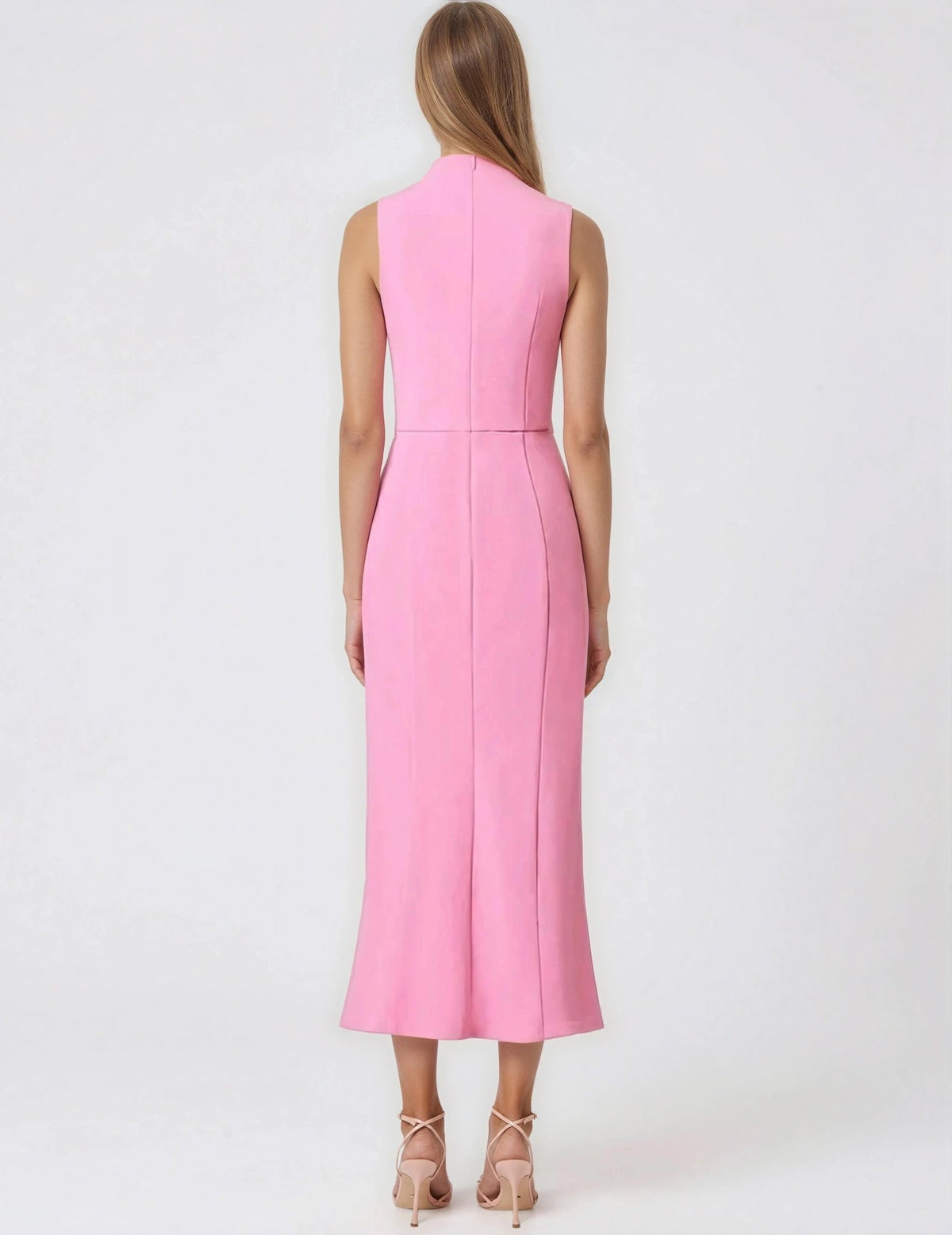 Jamie Midi Dress – Pink (Final Sale)
