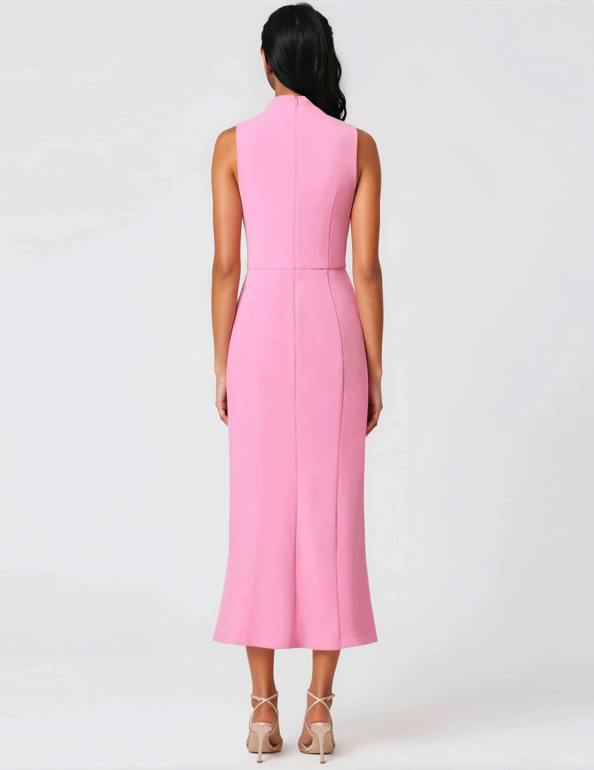 Jamie Midi Dress – Pink (Final Sale)