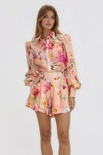 Lily Flower Shirt – Orange