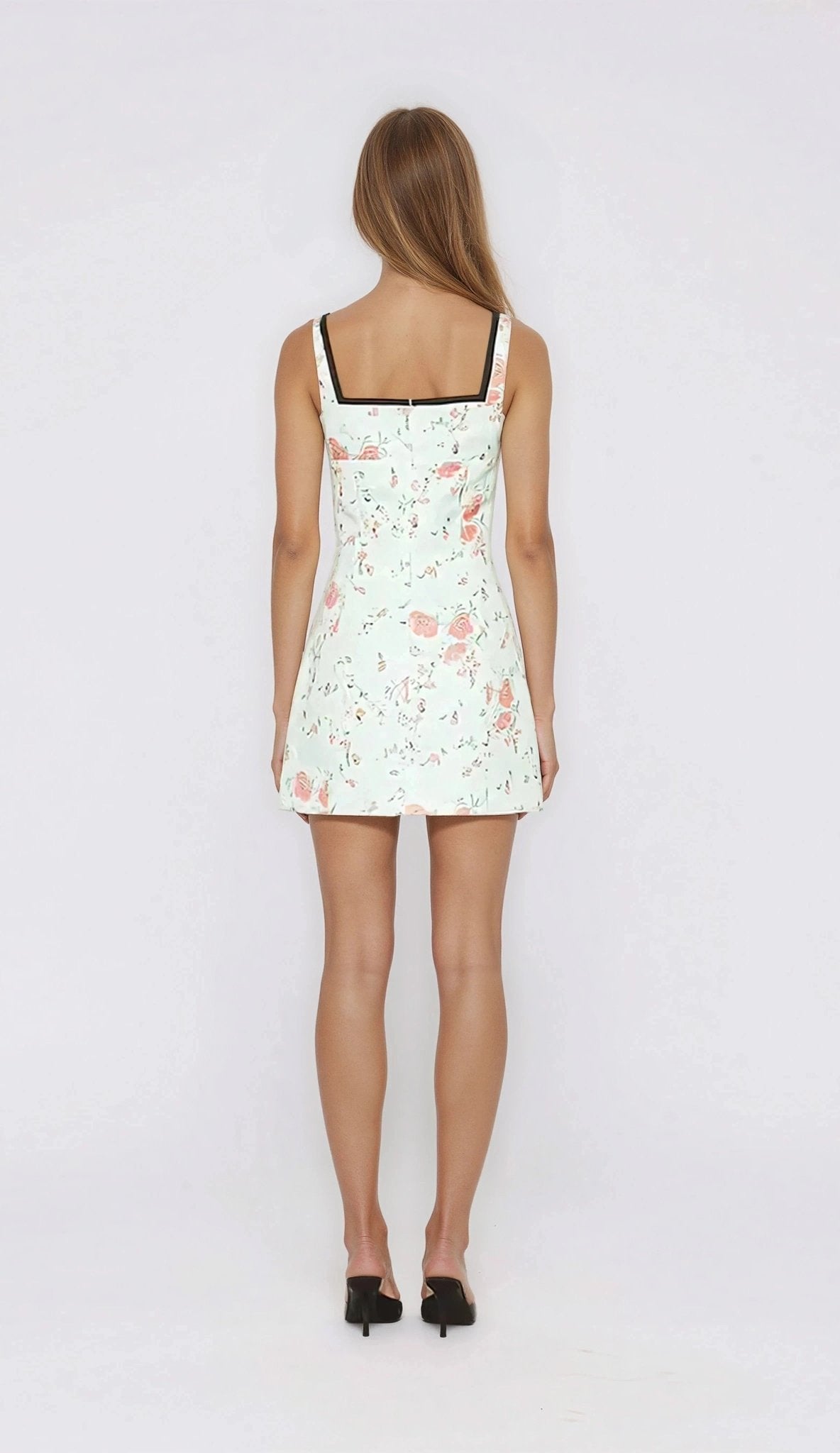 Mabel Dress - Mint Multi