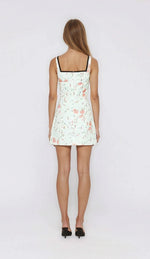 Mabel Dress - Mint Multi