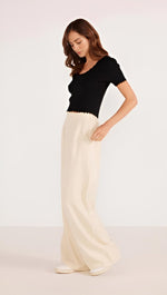 MINKPINK - The Laura Scallop Knit Tee - Encompass Boutique