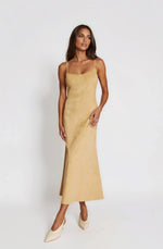 Nadira Faux Suede Dress – Soft Camel - XO, Tina