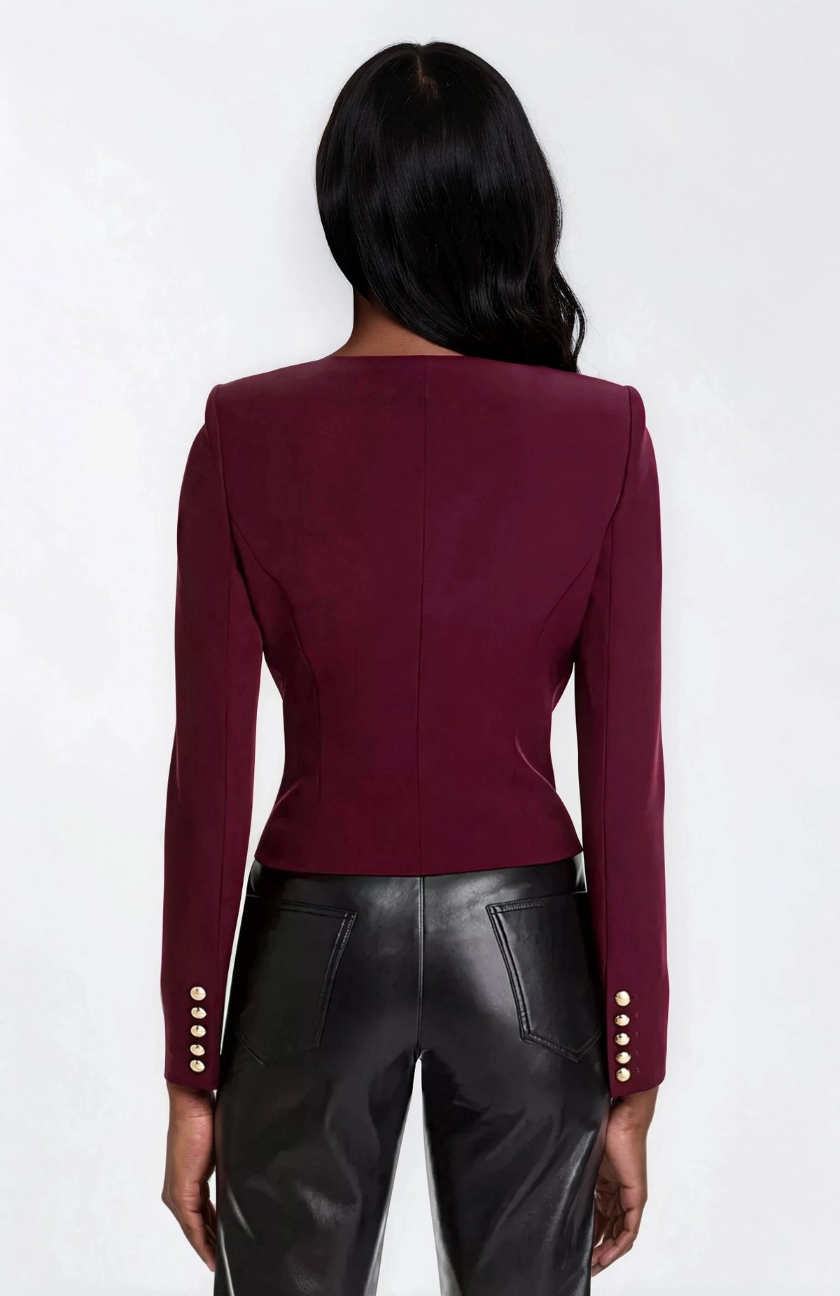 Olempia Crepe Blazer - Malbec - XO, Tina