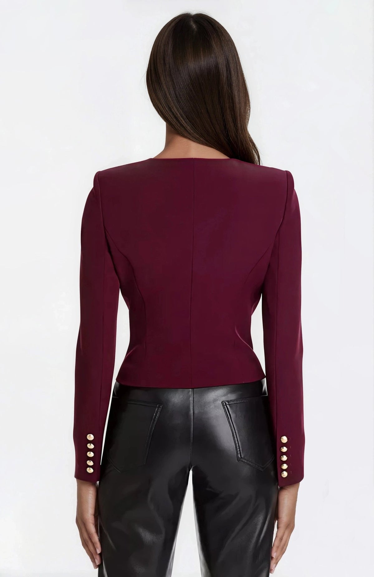 Olempia Crepe Blazer - Malbec - XO, Tina