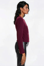 Olempia Crepe Blazer - Malbec - XO, Tina