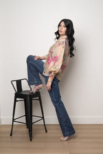 Lily Flower Shirt – Orange