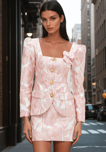 PatBO - Petal Jacquard Jacket
