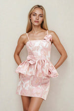 Petal Jacquard Top – Pink