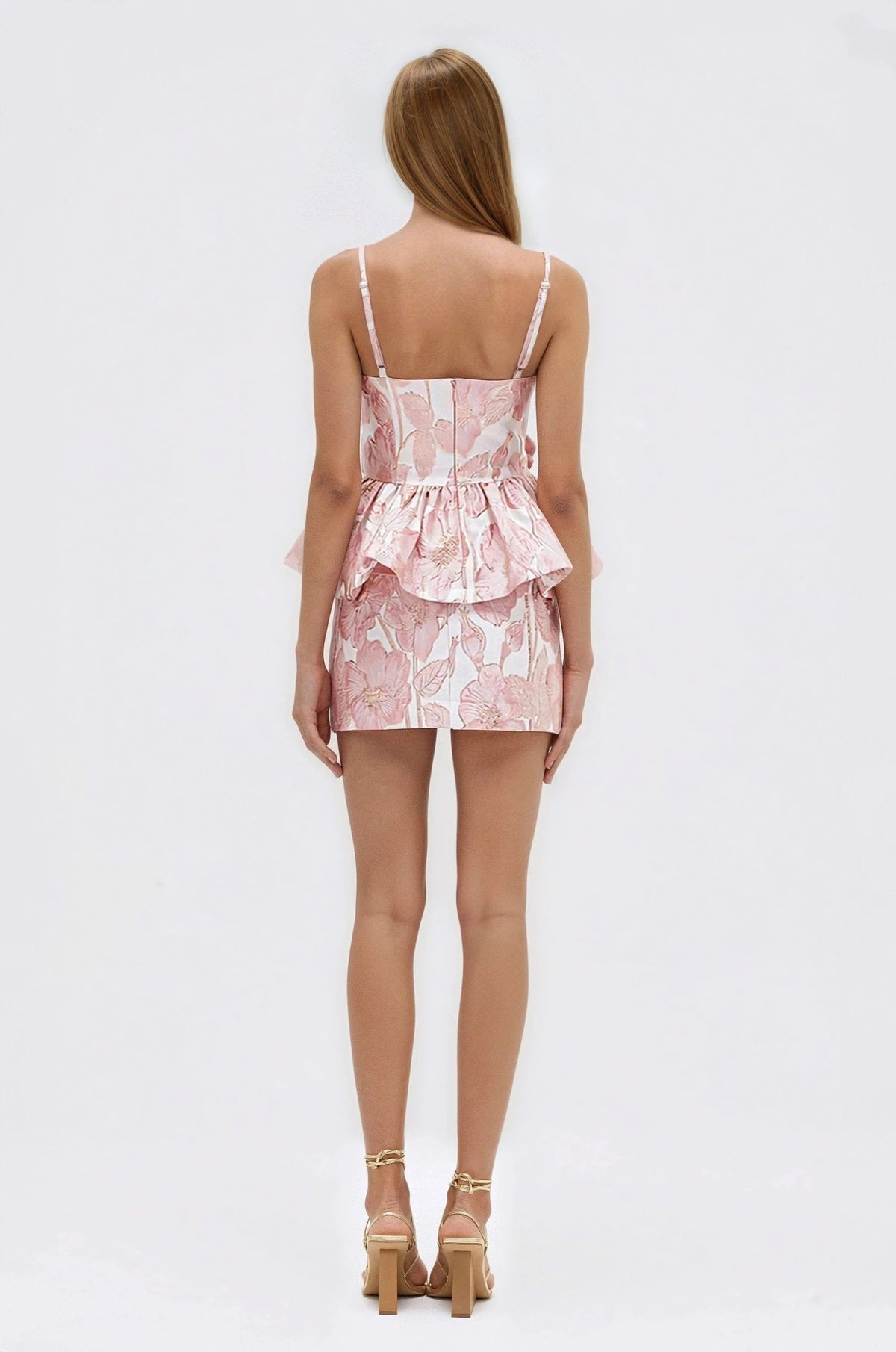Petal Jacquard Top – Pink