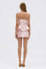 Petal Jacquard Top – Pink