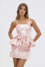Petal Jacquard Top – Pink