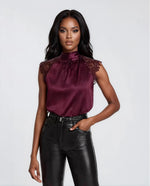 Rachel Halter Blouse - Malbec - XO, Tina