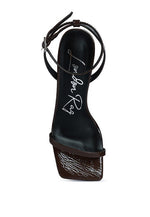 Fantasy Spool Mid Heel Sandal - Encompass Boutique
