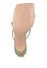 Rag Company - Fetish Croc Rhinestone Slider Sandals