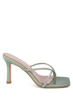 Rag Company - Fetish Croc Rhinestone Slider Sandals