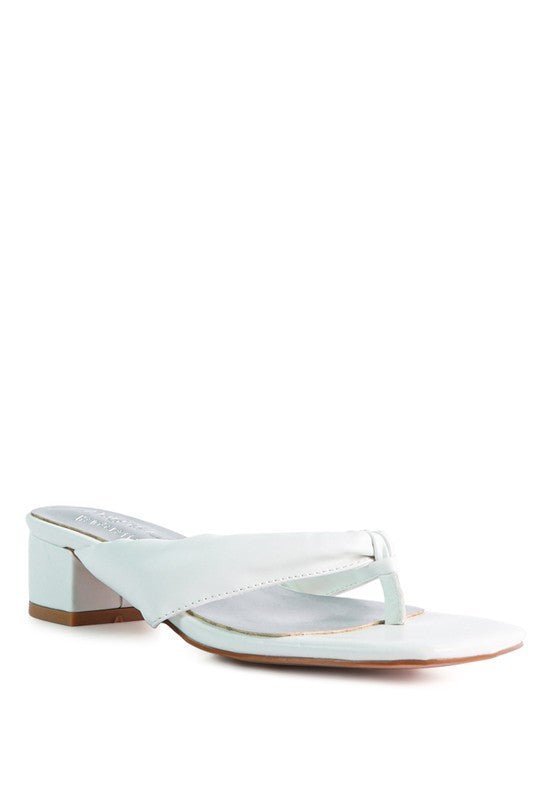 Rag Company - Low Heel Thong Sandals