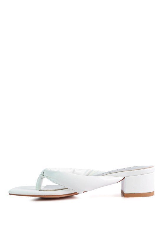 Rag Company - Low Heel Thong Sandals