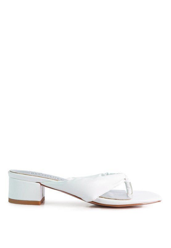 Rag Company - Low Heel Thong Sandals