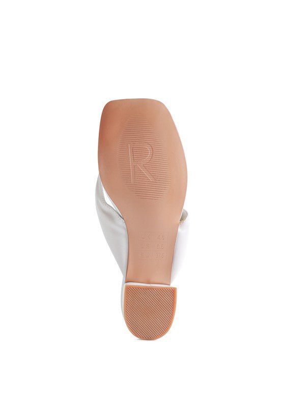 Rag Company - Low Heel Thong Sandals