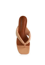 Memestar Low Heel Thong Sandals - Encompass Boutique