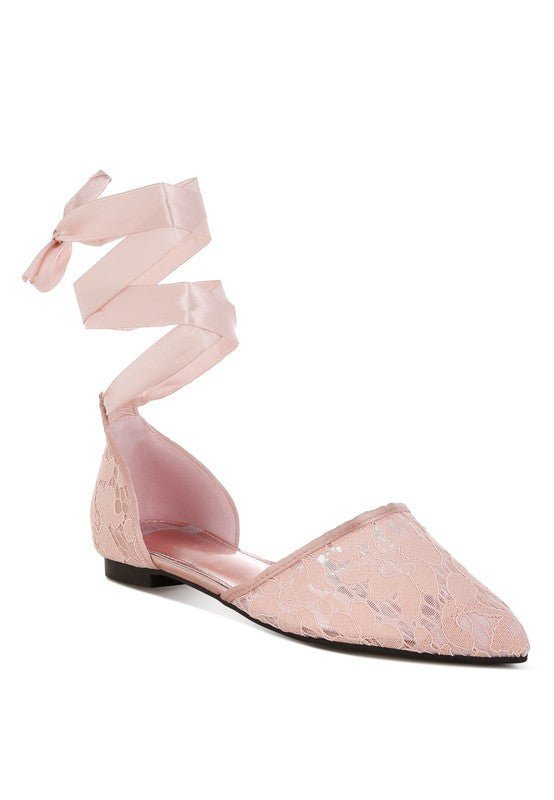 Rag Company - Shrami Pearl & Rhinestone Strap Flat Sandals