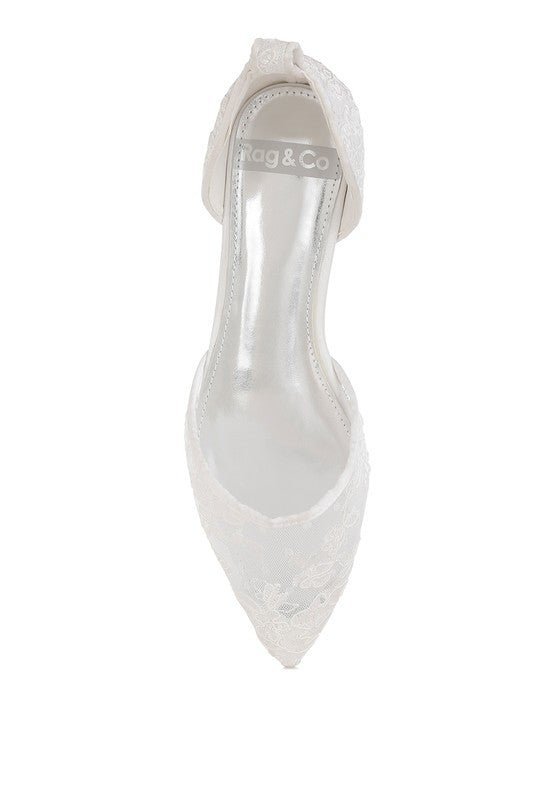 Rag Company - Shrami Pearl & Rhinestone Strap Flat Sandals