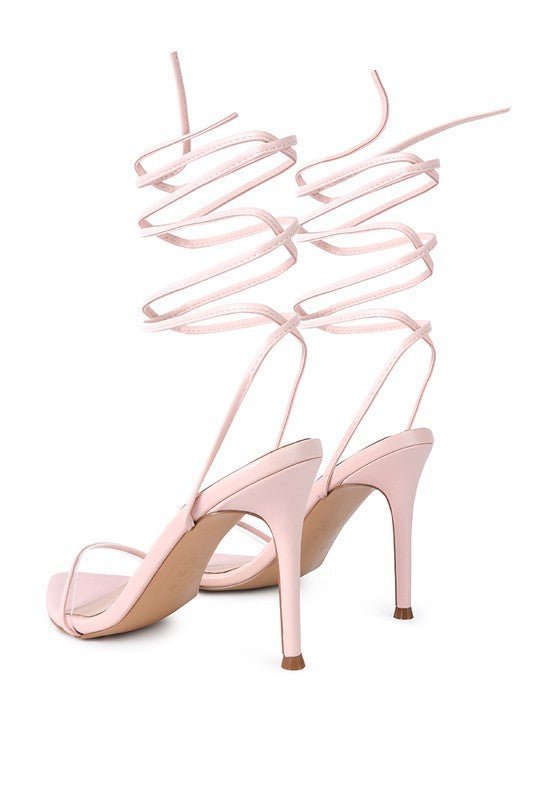 Sphynx High Heel Lace Up Sandals - Encompass Boutique