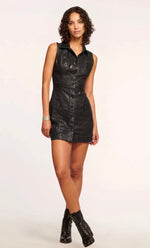 Ramy Brook -Katalina Metallic Denim Dress