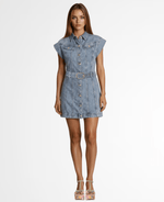 Rebecca Vallance Adian Mini – Mid Blue Wash