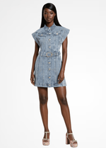 Rebecca Vallance Adian Mini – Mid Blue Wash