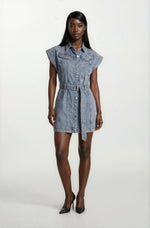 Rebecca Vallance Adian Mini – Mid Blue Wash