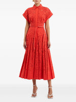 Blaire Shirt Midi – Orange