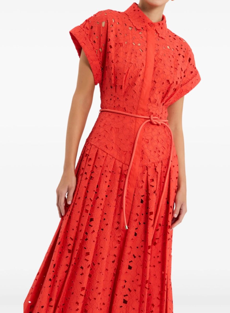 Blaire Shirt Midi – Orange