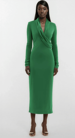 Rebecca Vallance Erin L/S Midi – Emerald