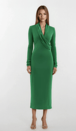 Rebecca Vallance Erin L/S Midi – Emerald