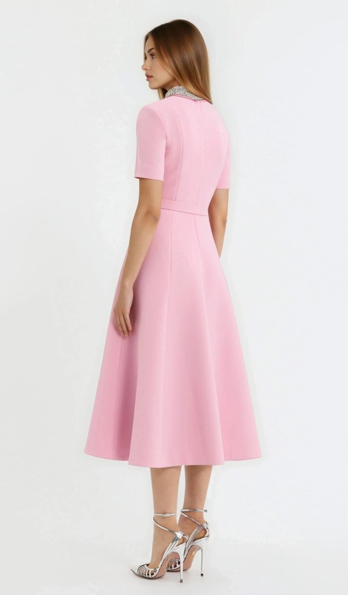 Xena S/S Midi – Pink