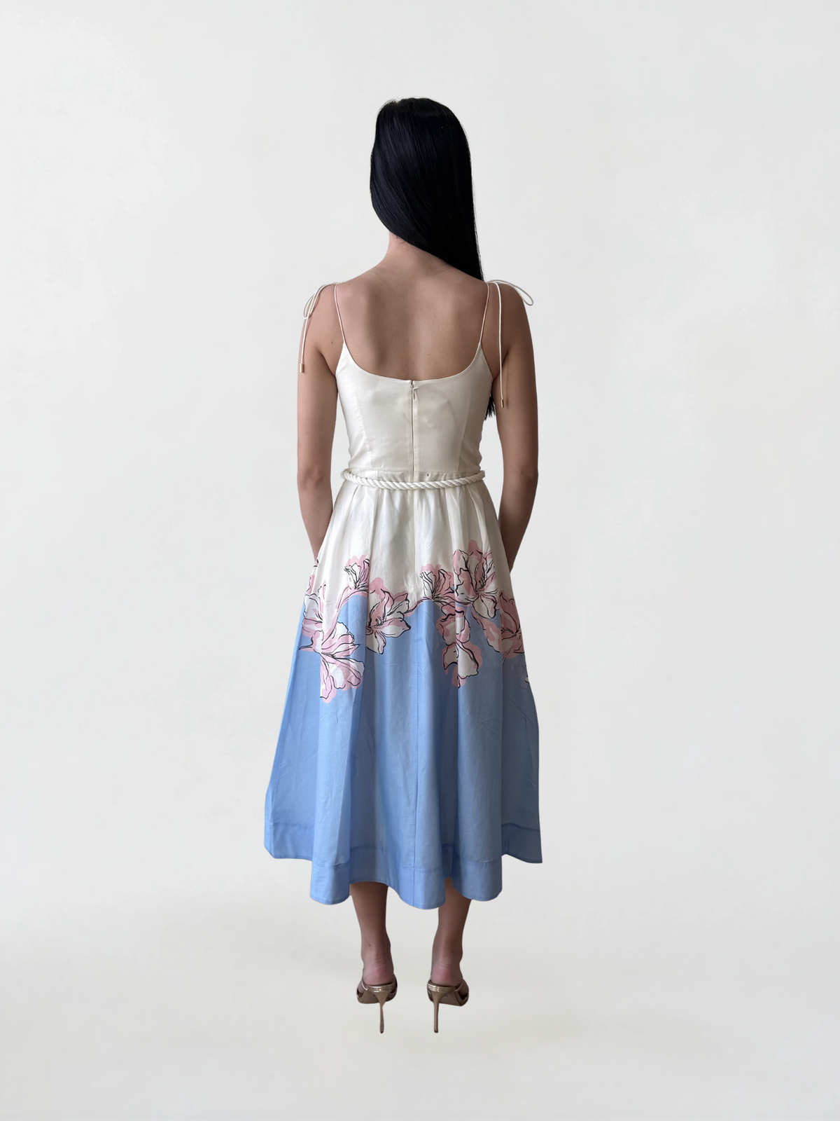 Nymphia Strappy Midi - Print