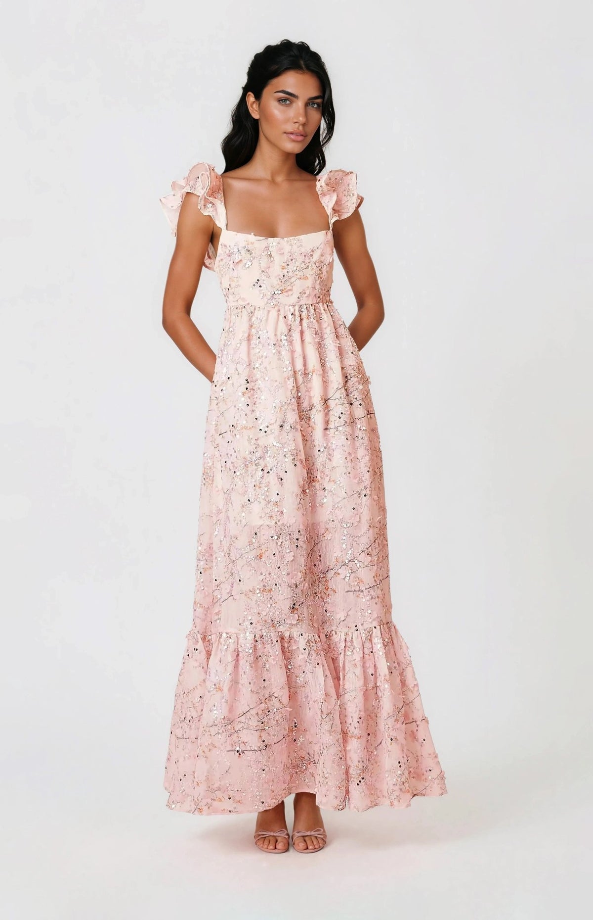 Regina Maxi Dress - Pink