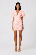 Rosella 3D Mini Dress – Pink