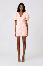 Rosella 3D Mini Dress – Pink