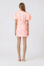Rosella 3D Mini Dress – Pink
