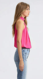 Rowan Halter Neck Sleeveless Top - Pink