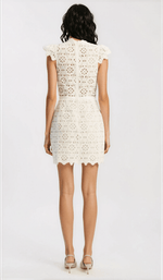 Rowen Hourglass Lace Dress – Orchid White